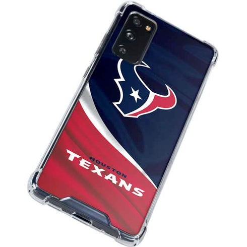 NFL Houston Texans Galaxy S20 FE Clear Case